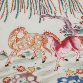 FAT, porslin, Kina, Qing dynastin Qianlong (1736-95).