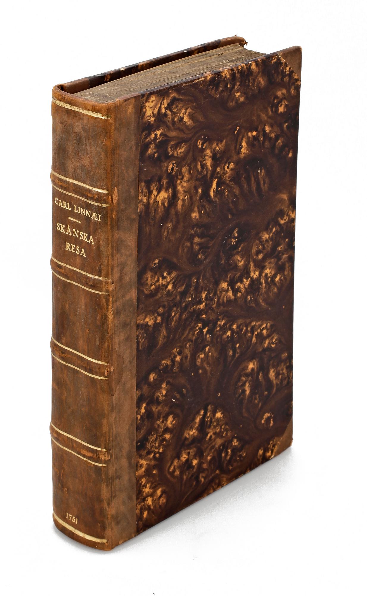 BOK, "Carl Linnaei Skånska resa", Stockholm 1751.