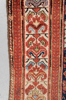 A runner, antique, Malajir, ca 510 x 147 cm.