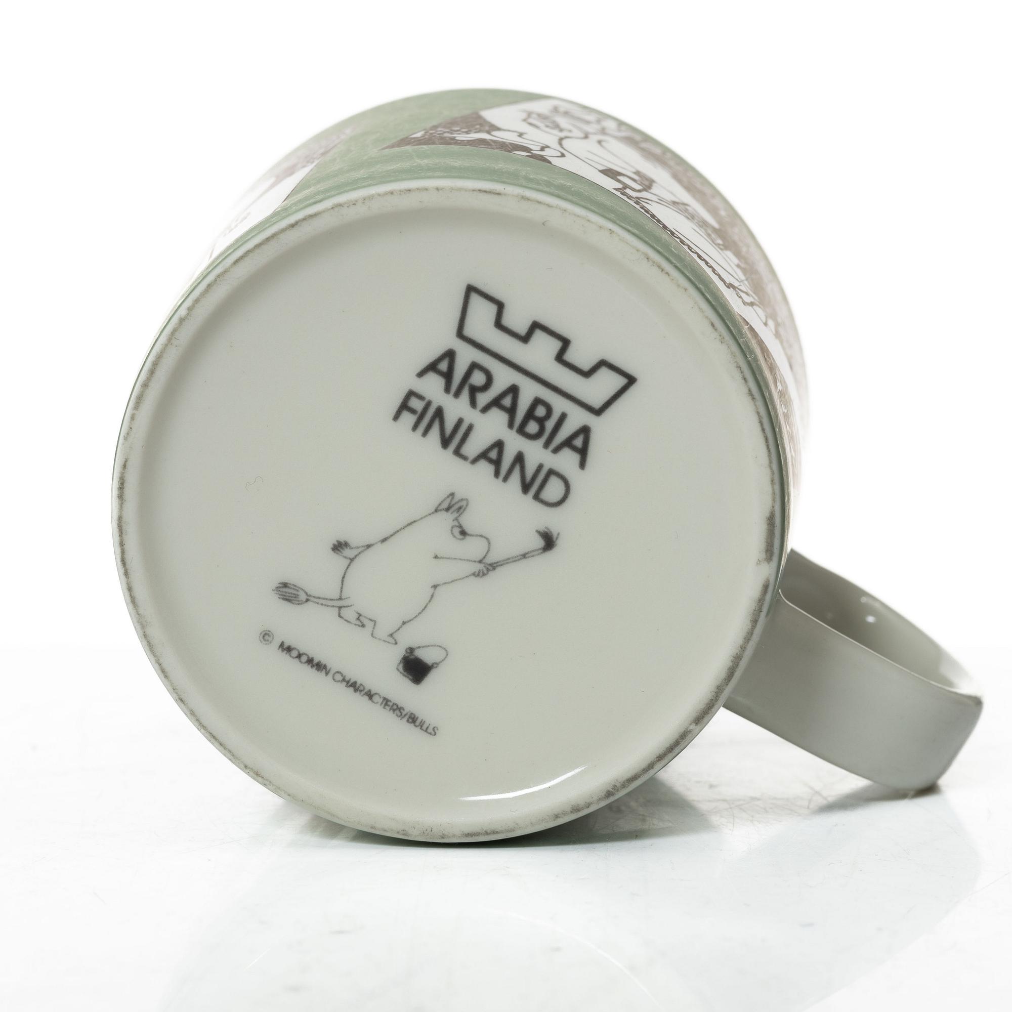 Muminmugg, porslin, Arabia, Finland 1990-1993.