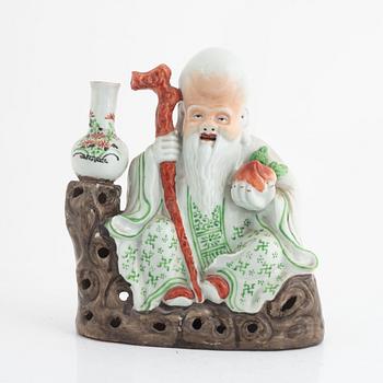 Figurin, porslin, Kina, 1900-tal.