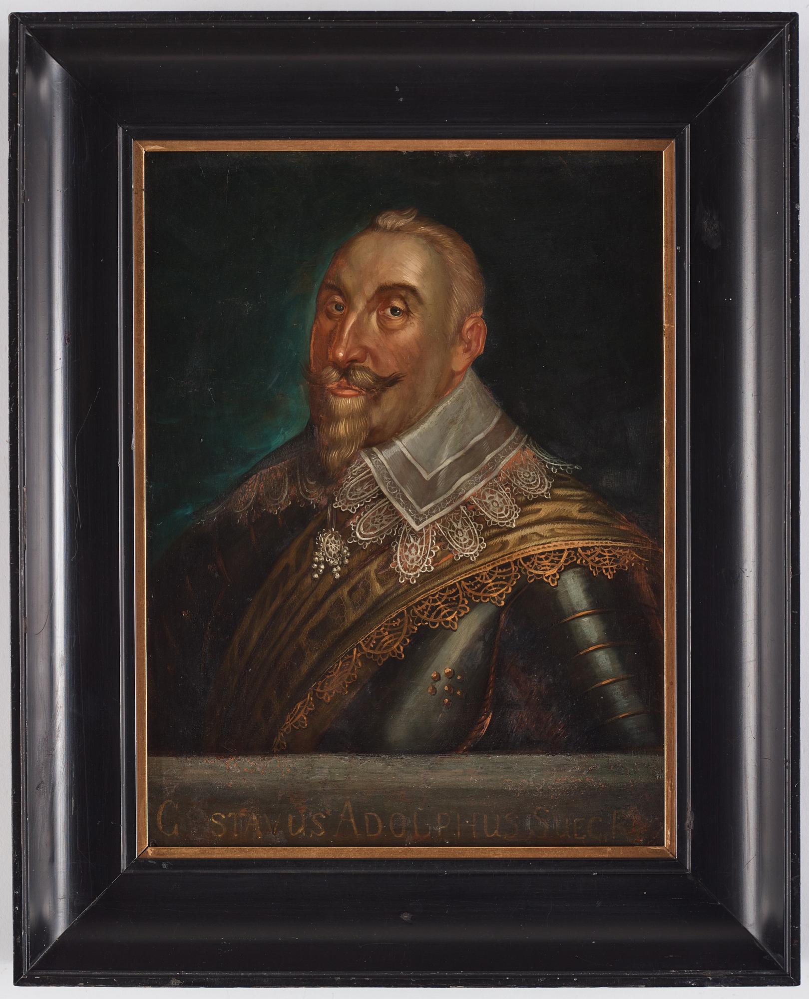 Jacob Hoefnagel Follower of, "Gustavus Adolphus Suec Rex" (1594-1632).