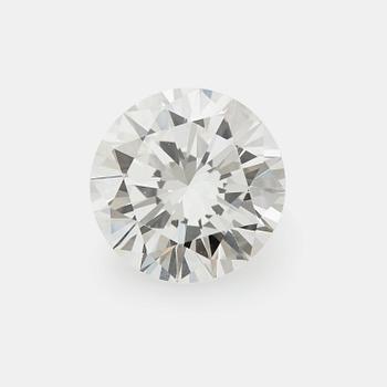 955. A loose round brilliant-cut diamond weight 1.29 cts quality G if according to accompanying GIA certificate.