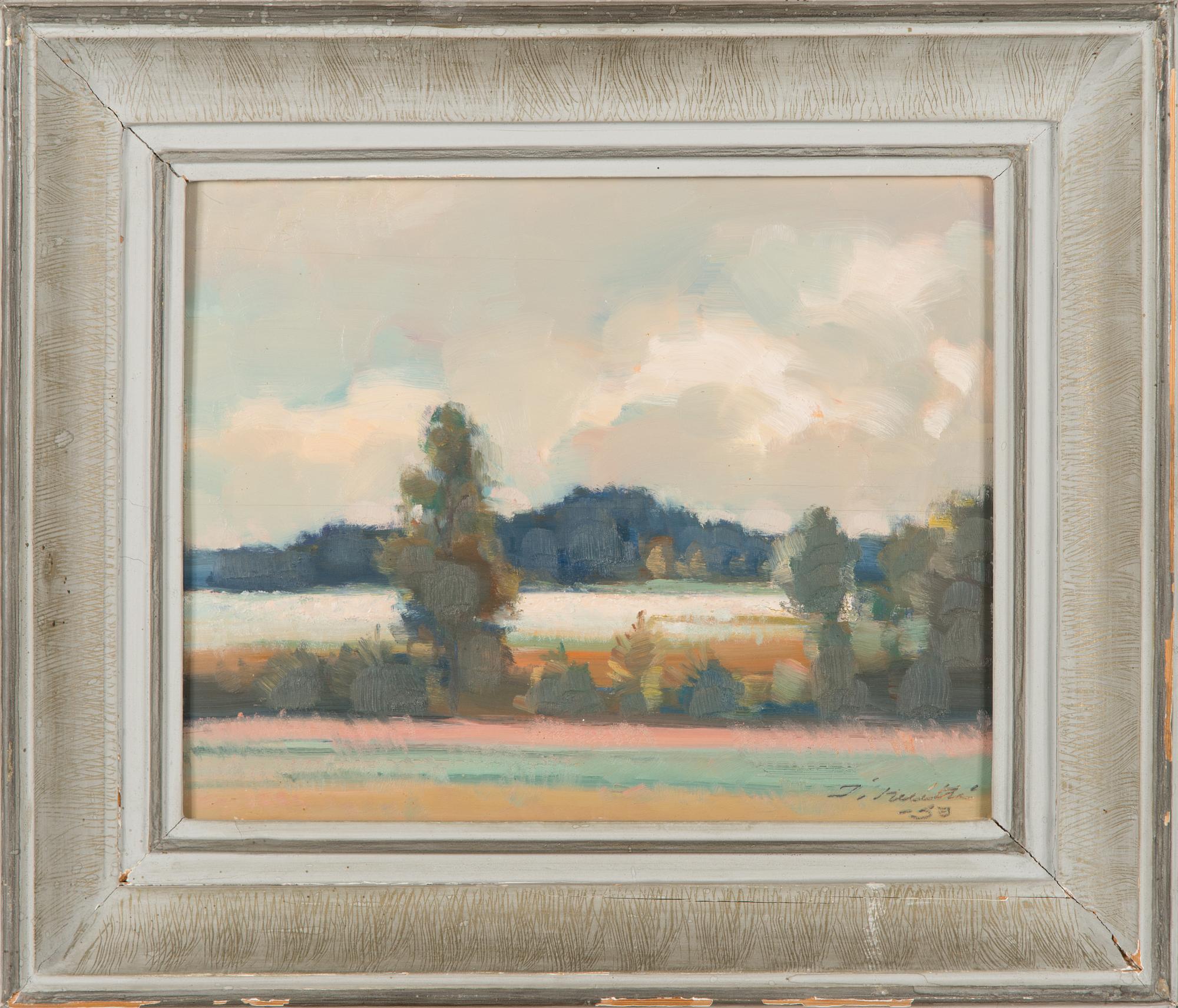 Ilmari Huitti, oil on board, signed and dated.