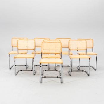 Chairs 8 pcs Italy late 20th century.