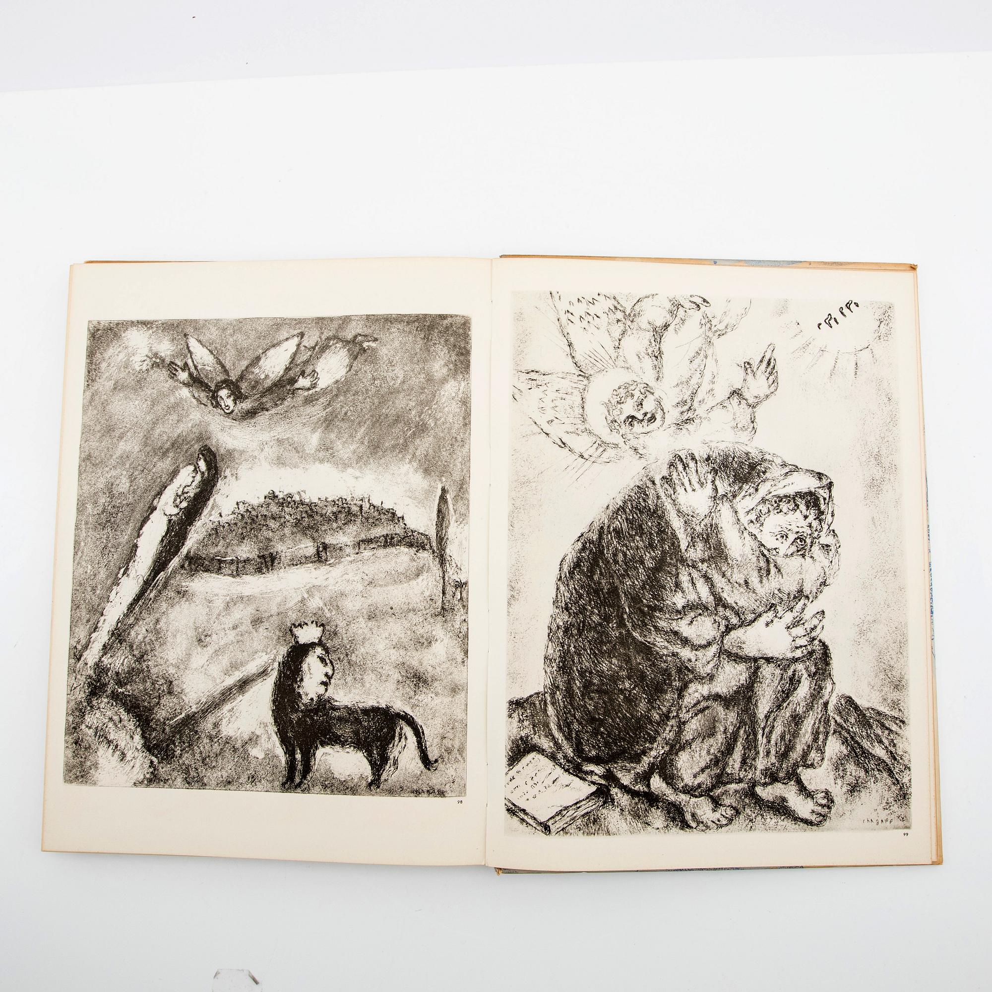 Marc Chagall, Book, "Bible" Verve vol VIII nos 33 and 34.