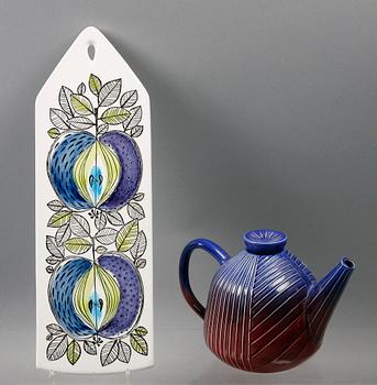 SKÄRBRÄDA SAMT TEKANNA, porslin, bla "Eden", Marianne Westman, Rörstrand.