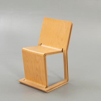 Peter Karpf, chairs, 3 pcs, "Voxia", I-shape, later part of the 20th century.