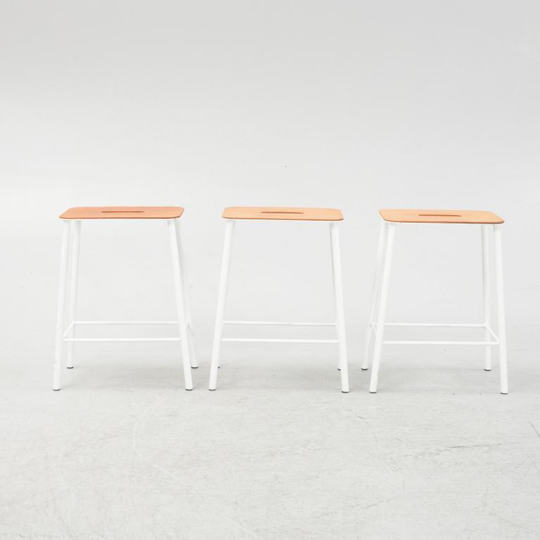 Toke Lauridsen, pallar, 3 st, "Adam Stool", Frama, Danmark.