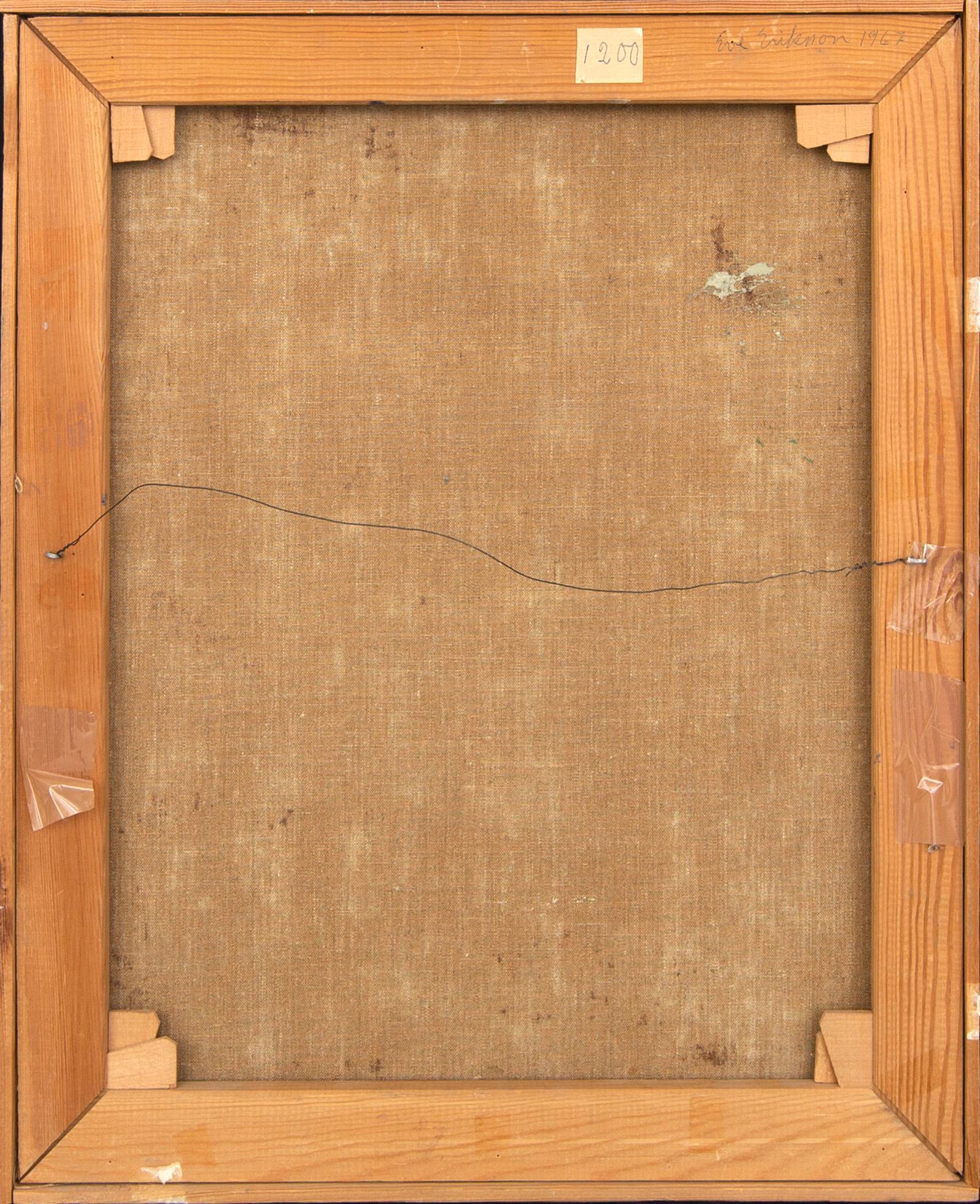 Eve Eriksson, oil on canvas, signed and dated a tergo 1967.