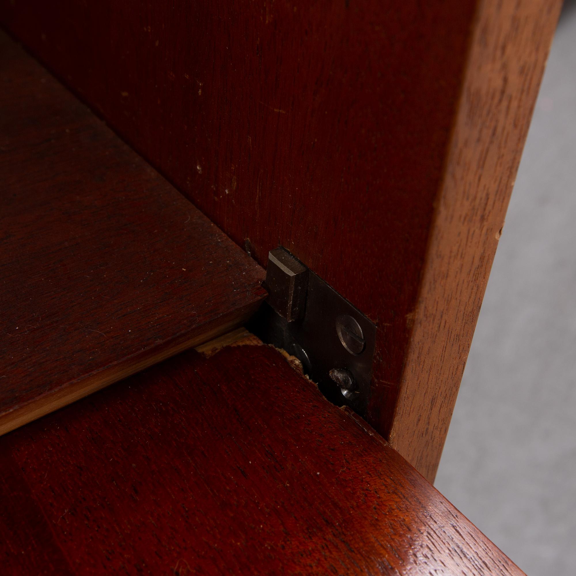 Josef Frank, A mid 20th century mahogany bar cabinet by Josef Frank, Svenskt Tenn.