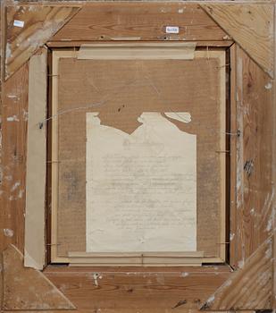 CARL KYLBERG, olja på pannå, monogramsignerad.