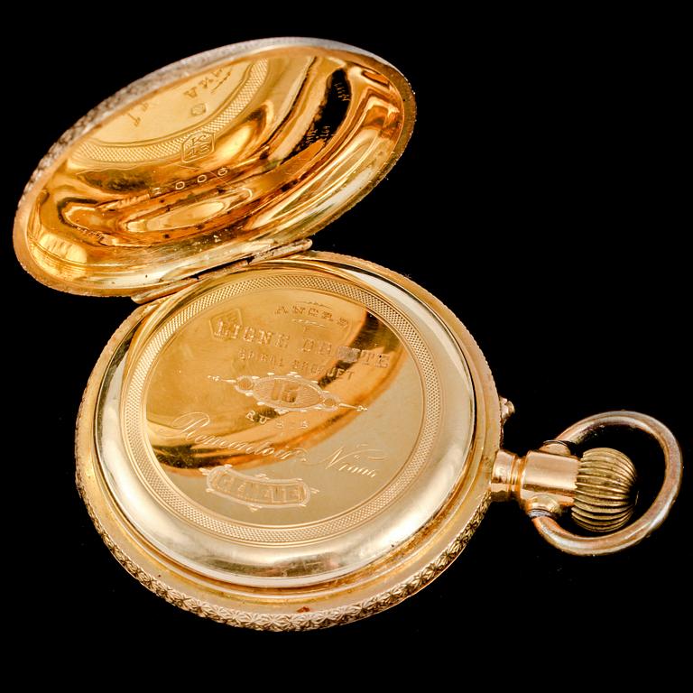 FICKUR, 18 k, 1900-talets första hälft, total vikt 40 g.