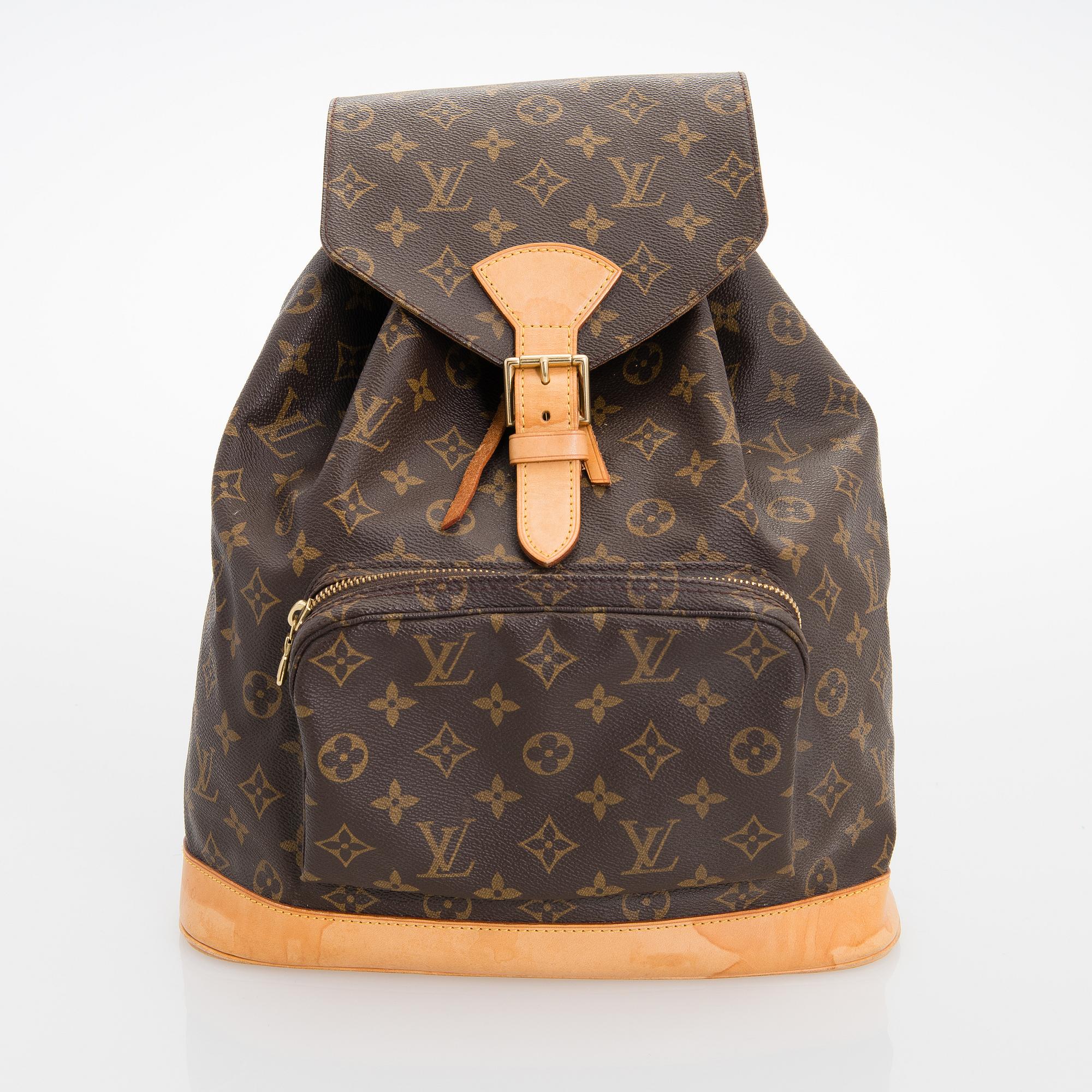 LOUIS VUITTON Monogram Canvas Montsouris GM Backpack.