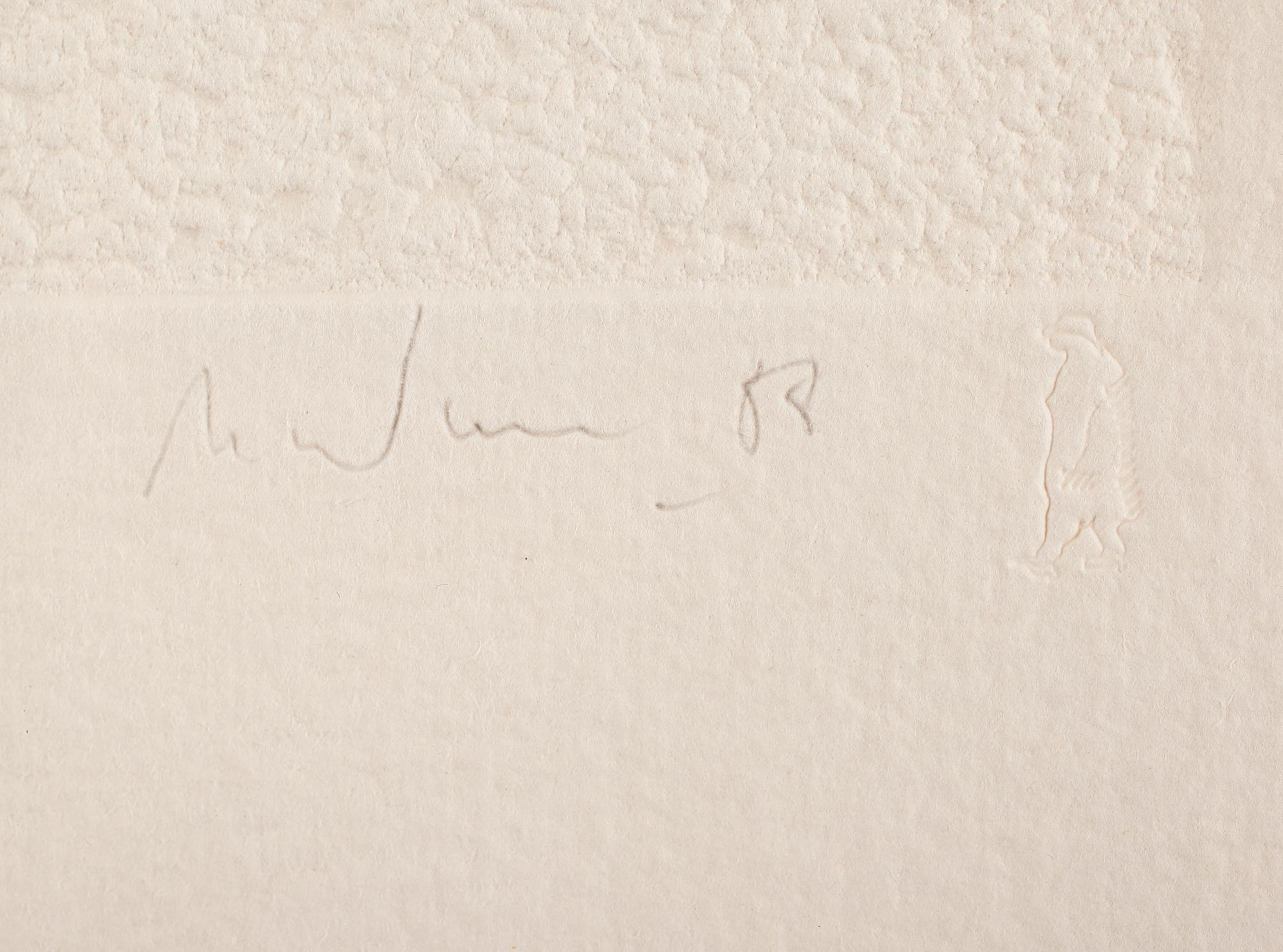 ALAIN SOUCASSE, färglitografi, signerad och numrerad 24/90.