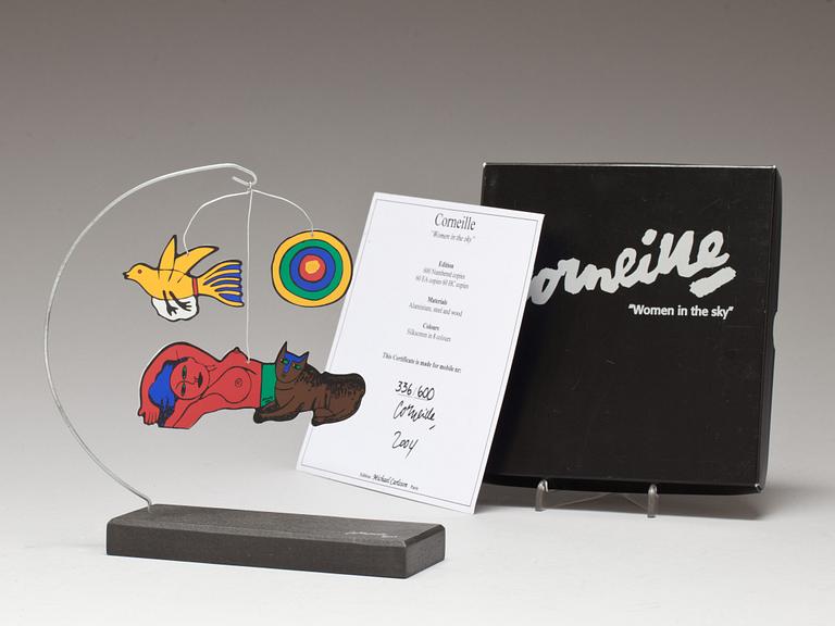 BEVERLOO CORNEILLE, bordsmobil. "Women in the sky". Signerad och daterad 2004. Numrerad 336/600.