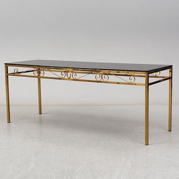 a 1970's-80's console table.