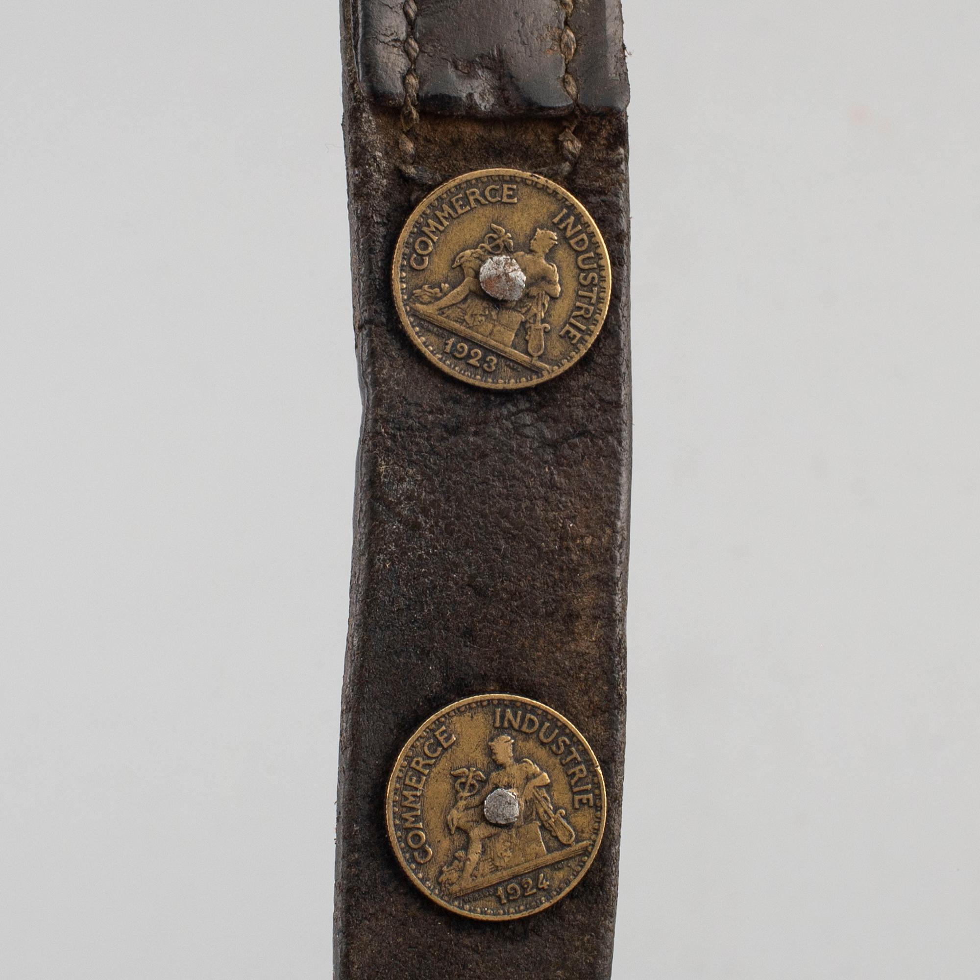 A first half of the 20th century dog collar.