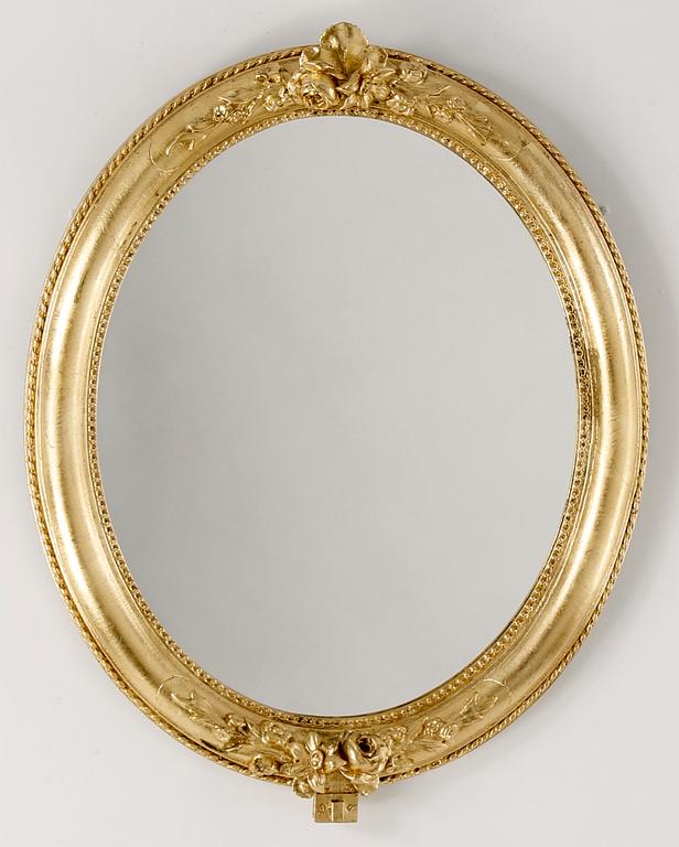 SPEGEL/LAMPETT, Gustaviansk stil, 1800-talet andra hälft.