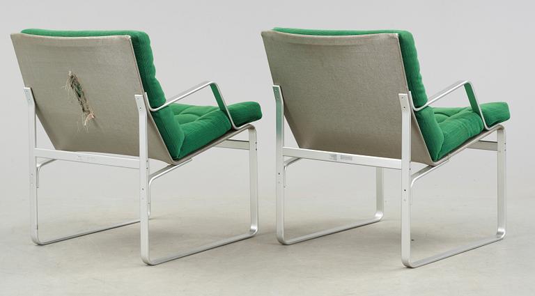FÅTÖLJER, ett par, Bruno Mathsson, Mathsson International AB, 1970-tal.