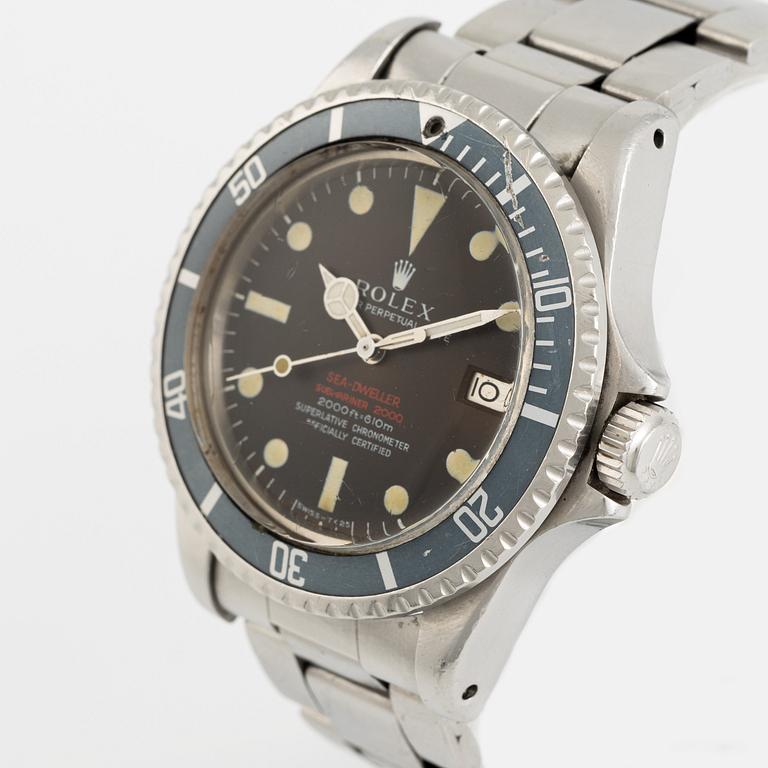 Rolex, Sea-Dweller, "Double Red, Mark II", "Tropical Dial", ca 1967.