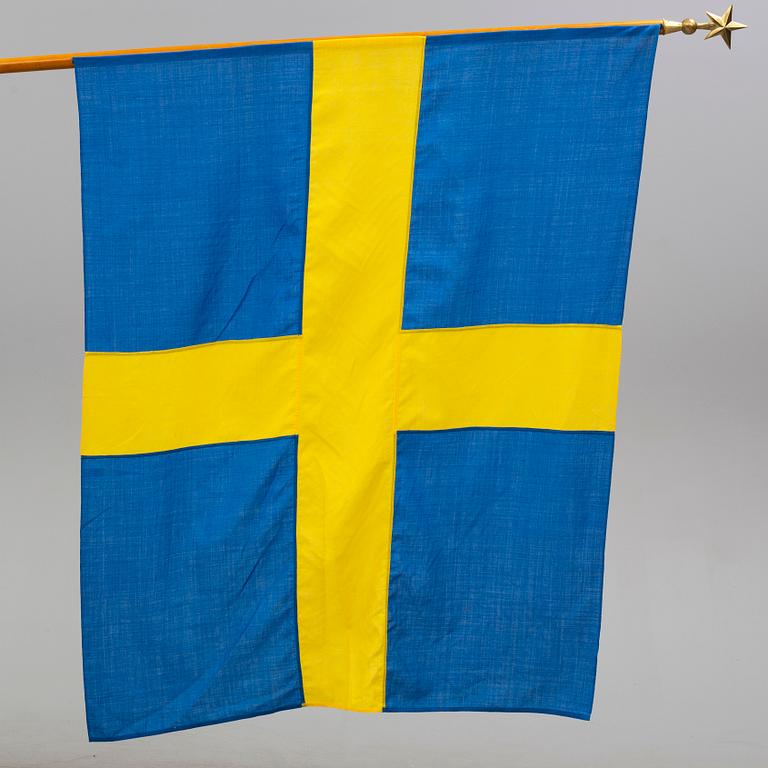 A Swedish banner.