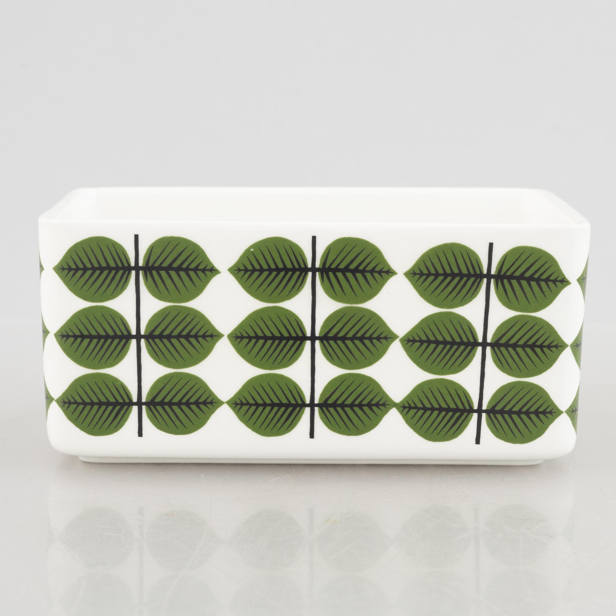 Stig Lindberg, servis, 50 delar, flintgods, "Berså", Gustavsberg, 1900-talets senare del.