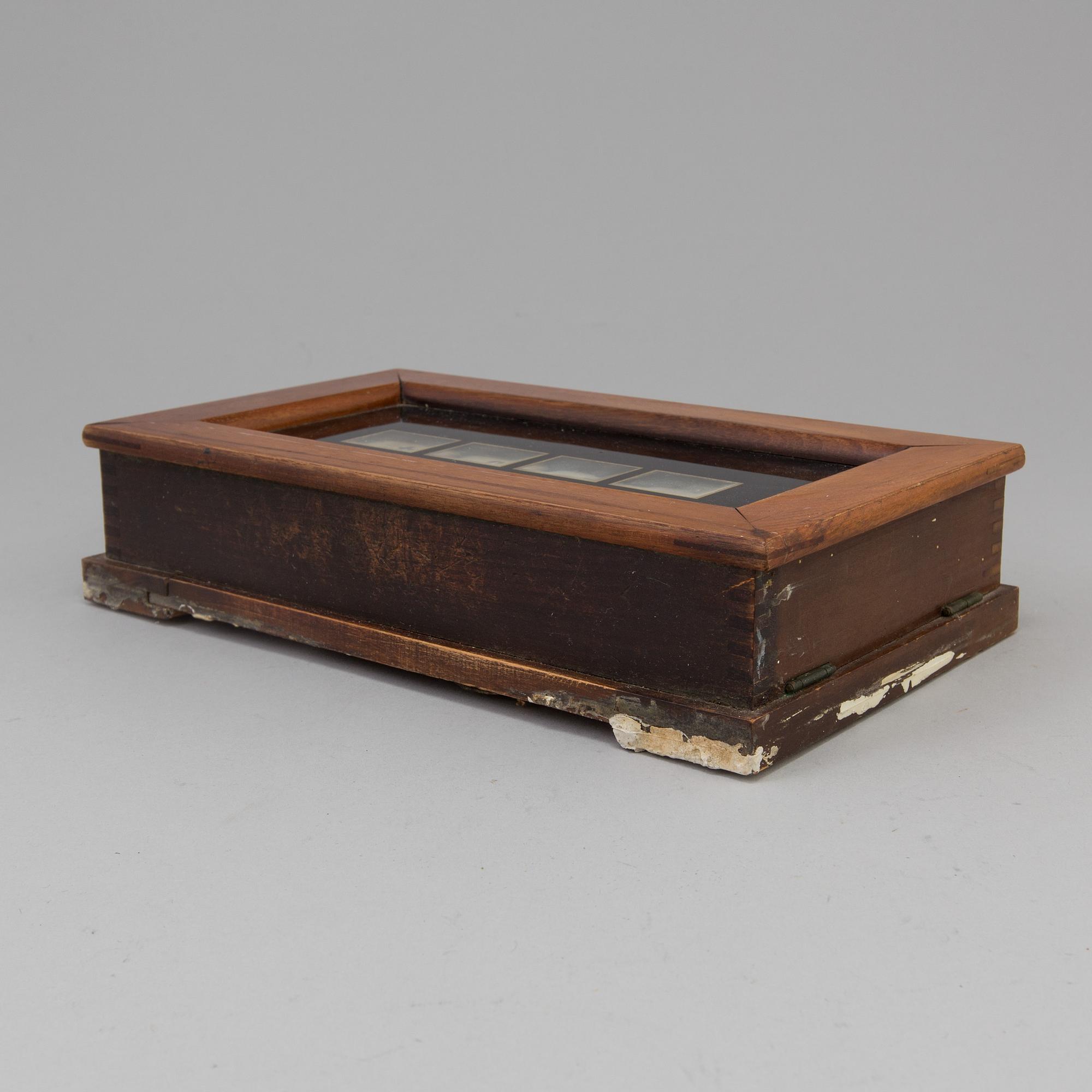 A 20th century servants bell box for four rooms.