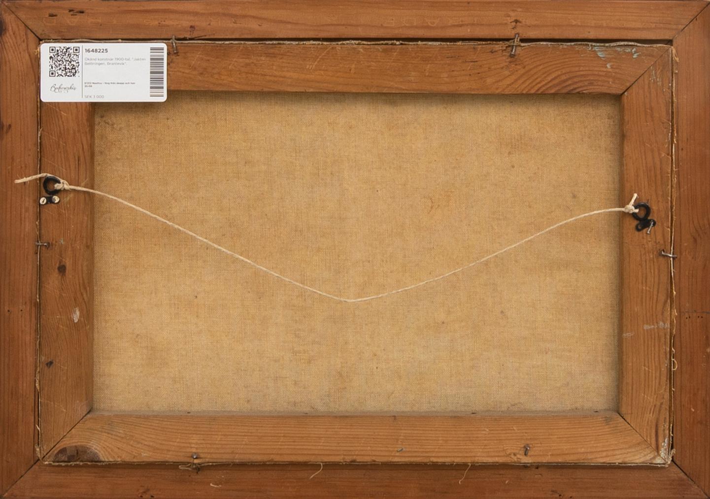 Unknown artist 20th century, "The ship Belöningen, Brantevik".