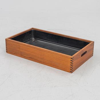 Torbjørn Afdal, 'Krobo' bench with plant stand, Bruksbo, Mellemstrand, Norway, second half of the 20th century.