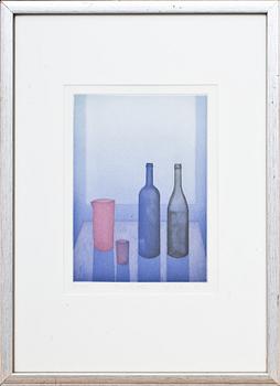 MARTIN WARE, färgetsning, signerad, daterad -85 och numrerad 132/150.