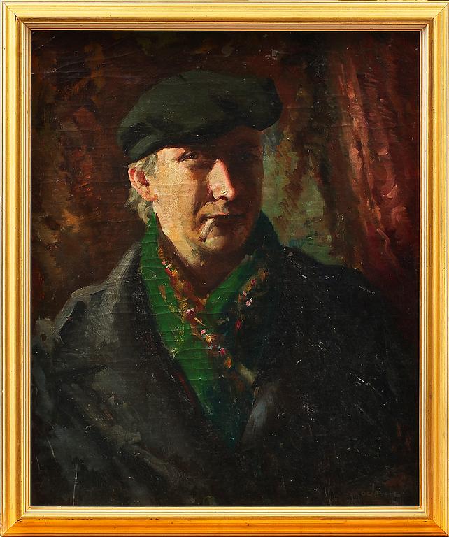 ENRIQUE OCHOA, tillskr, olja på duk, sign.