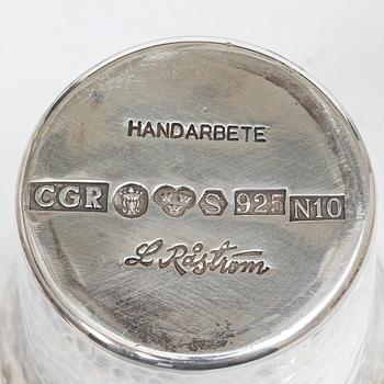 Lennart Råström, Four silver cups, CG Råström, Stockholm 1987.
