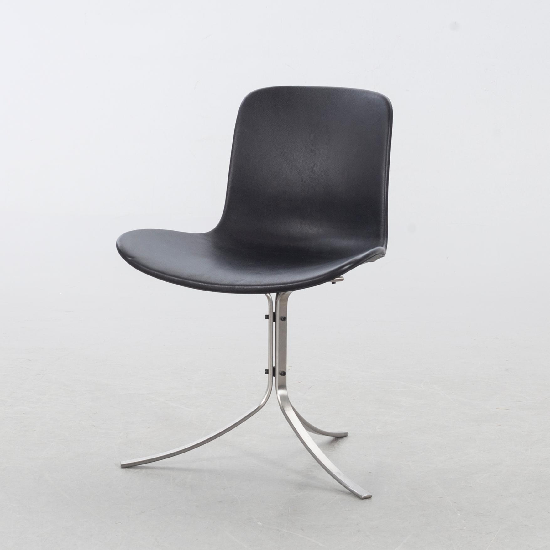 POUL KJAERHOLM, stol, "PK-9", Fritz Hansen.