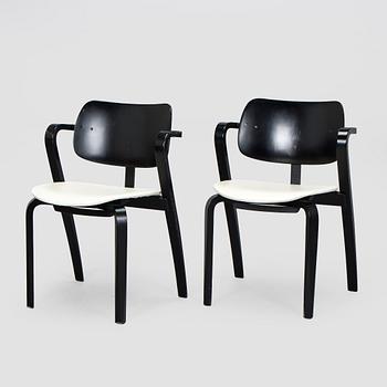 Ilmari Tapiovaara, a set of six 1960s 'Aslak' armchairs for Asko, Finland.
