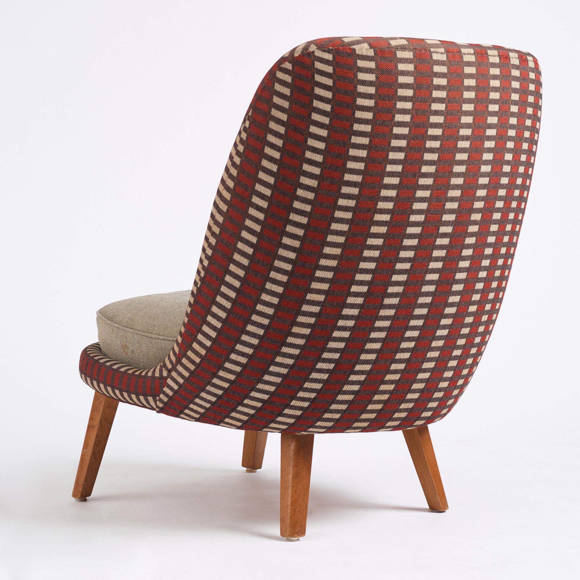Arne Norell, attributed to, an easy chair, model "Gary" (The Thumb), Gösta Westerberg, Sweden 1950s.