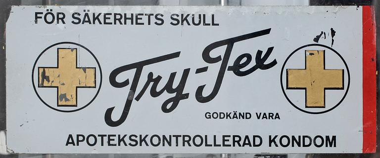 KONDOMAUTOMAT, Try Tex, 1900-talets andra hälft.