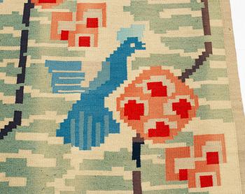 A drape, flat weave, ca 275 x 154 cm, probably Norway, 1920s-1930s.