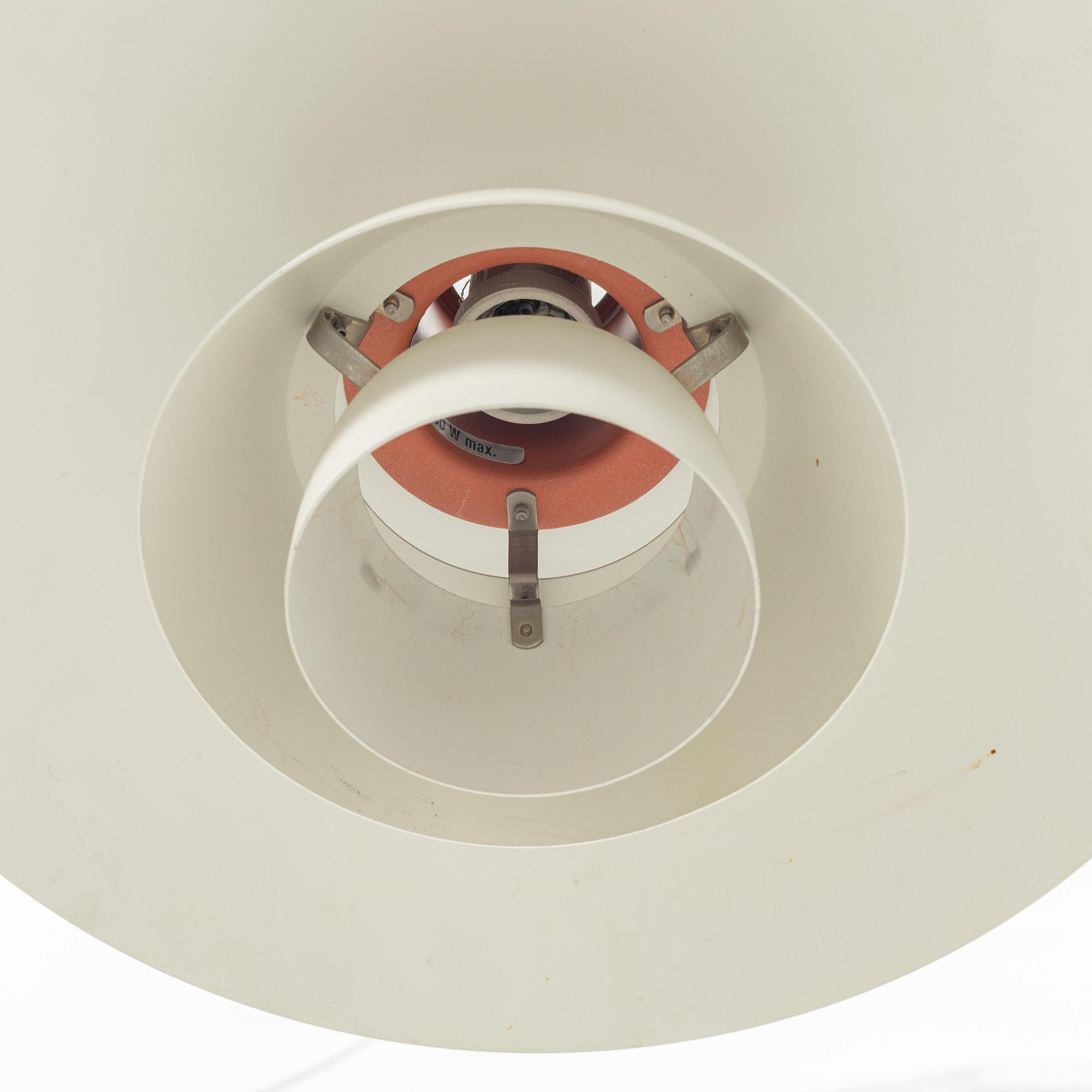 Poul Henningsen, taklampor, 2 st "PH 3/4", Louis Poulsen, Danmark.