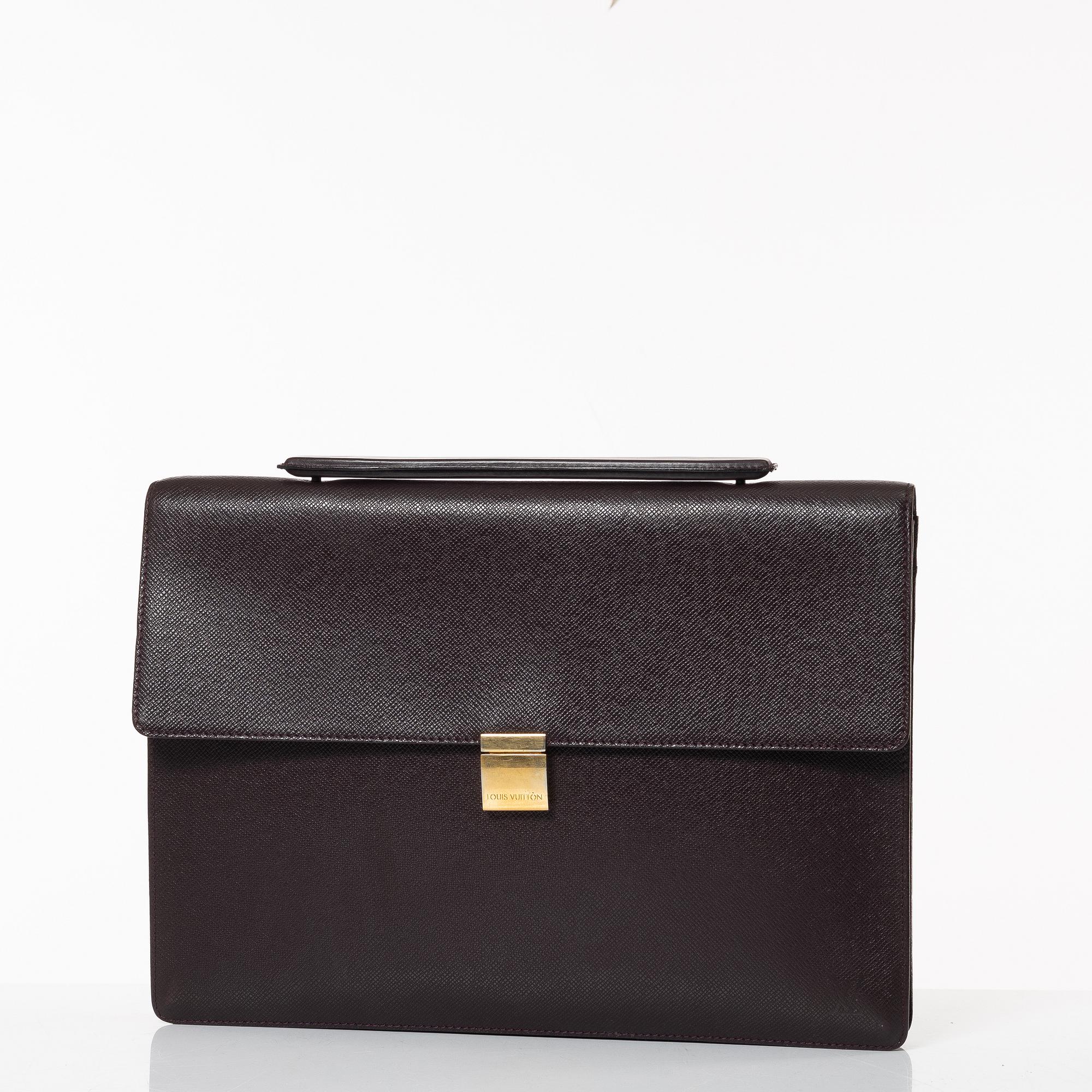 Louis Vuitton, briefcase, "Taiga Porte-Document Angara", 2001.