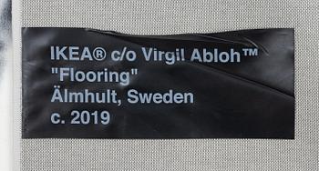 Virgil Abloh, a carpet, 'kvitto' ('Receipt'), IKEA x Virgil Abloh, the 'MARKERAD' collection, c. 200 x 90 cm.
