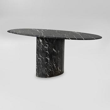 Dining table, marble, contemporary.
