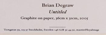 Brian DeGraw, "Untitled".