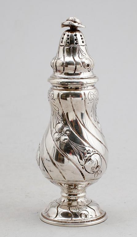 SOCKERRUSKA, silver, importstämplar. Vikt ca 182 g.