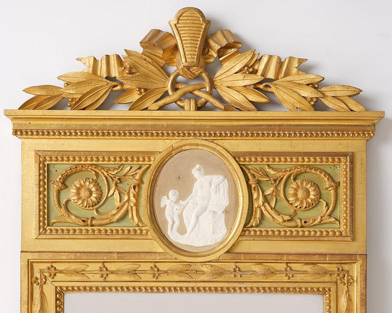 A pair of Late Gustavian mirrors, by Pehr Ljung (1743-1819).
