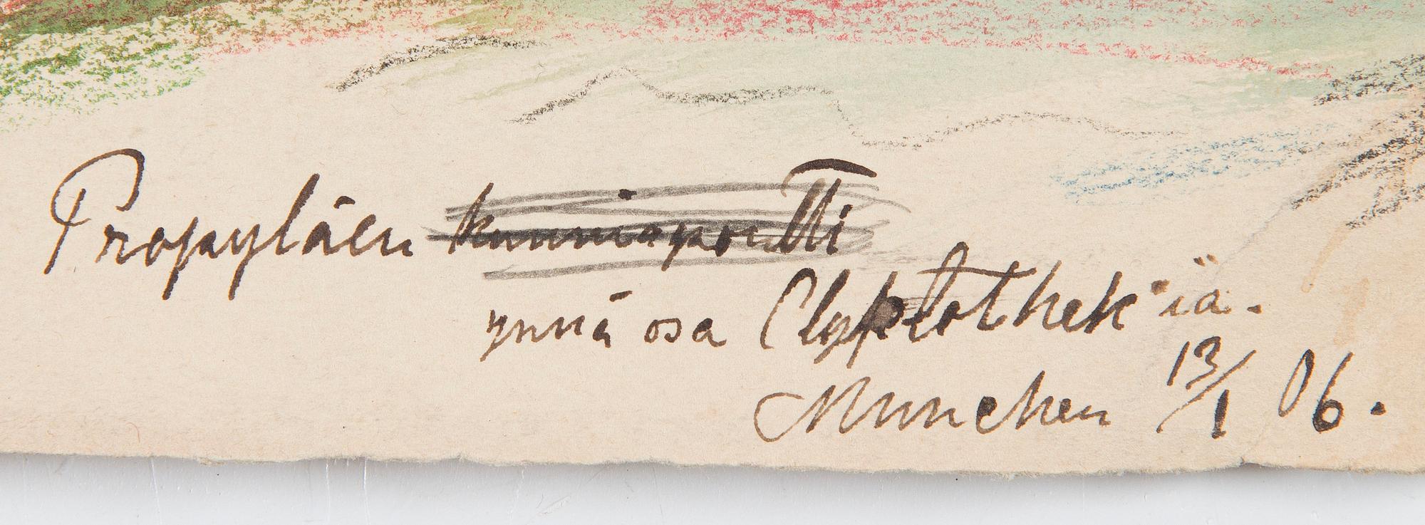 Santeri Salokivi, Vy från Munchen samt Konstnärens Konstböcker, 6 st.