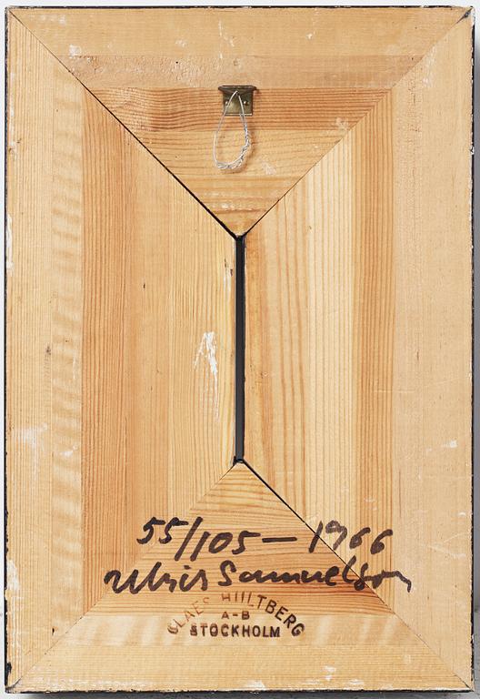 Ulrik Samuelson, multipel/objekt, trä. Signerad och numr 55/105 a tergo. Daterad 1966.