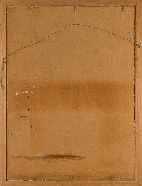 Eero von Boehm, Still Life Against a Yellow Background.