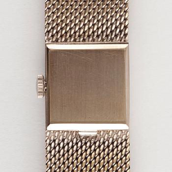Movado. Vitguld. Manuell. Mitten av 1900-talet. 16 x 16 mm.
