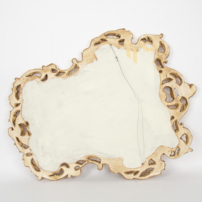 A Rococo style mirror, Spain, 21st Century.